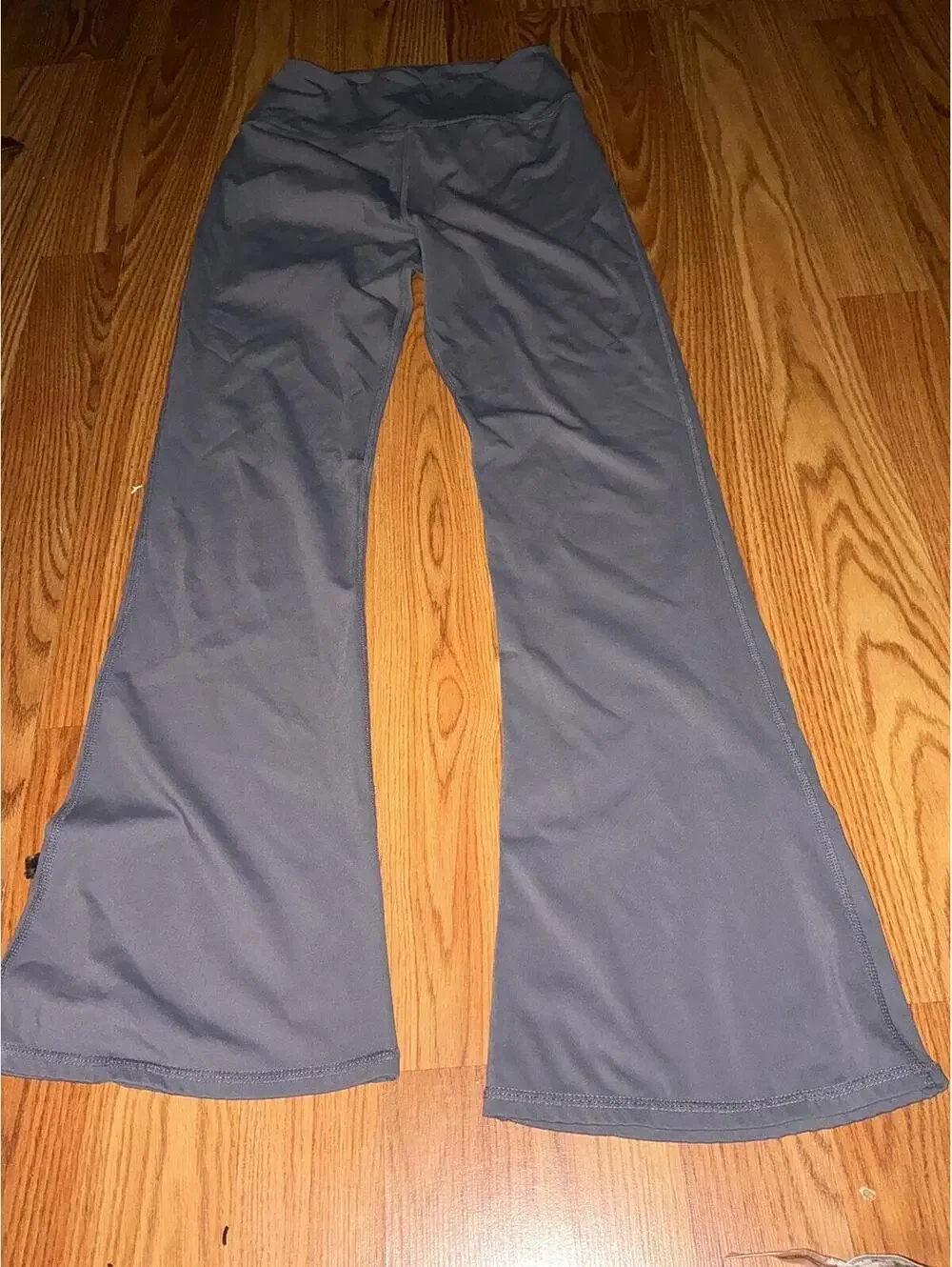 Lululemon Gray Flared Yoga Pants